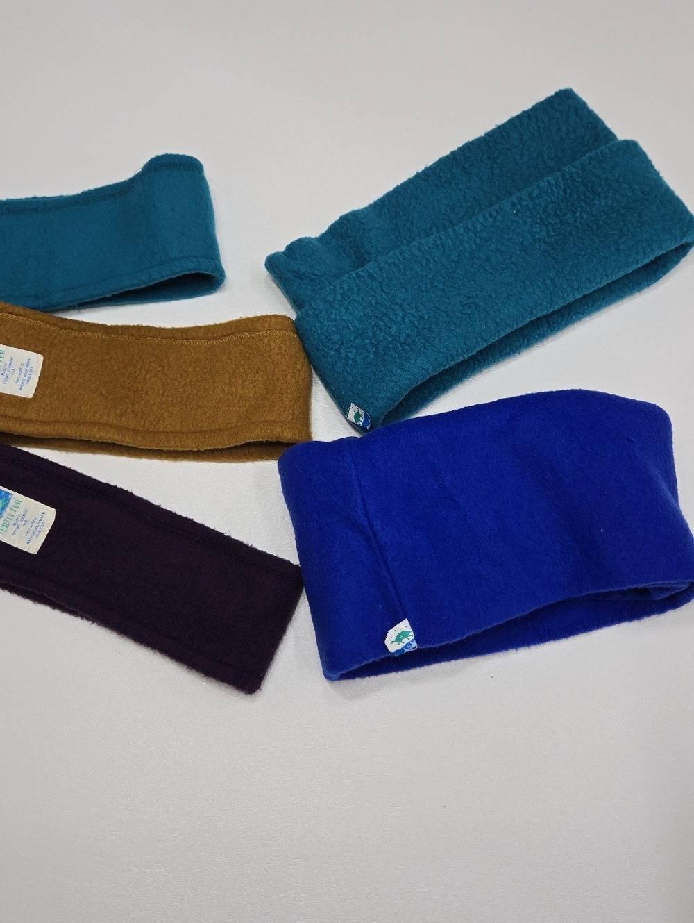 VTG Fleece‎ Made USA Turtle Fur Ski  Headband And Gaiter Bundle Retro 5 Piece